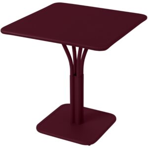 Tře&scaron;ňově červen&yacute; kovov&yacute; stůl Fermob Luxembourg Pedestal 71 x 71 cm