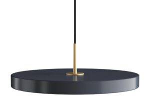 Umage Antracitově &scaron;ed&eacute; kovov&eacute; z&aacute;věsn&eacute; světlo Asteria &Oslash; 43 cm