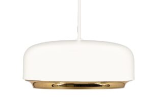 Umage B&iacute;l&eacute; kovov&eacute; z&aacute;věsn&eacute; LED světlo Hazel 40 cm