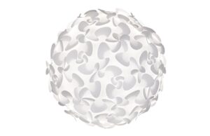 Umage B&iacute;l&eacute; plastov&eacute; z&aacute;věsn&eacute; světlo Lora Medium &Oslash; 45 cm