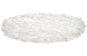 Umage B&iacute;l&eacute; z&aacute;věsn&eacute; světlo Eos Esther Large z prav&yacute;ch hus&iacute;ch per 75 cm