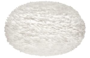 Umage B&iacute;l&eacute; z&aacute;věsn&eacute; světlo Eos XXL z prav&yacute;ch hus&iacute;ch per &Oslash; 110 cm