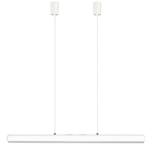 Umage B&iacute;lo-stř&iacute;brn&eacute; kovov&eacute; z&aacute;věsn&eacute; LED světlo Hazel Branch 100 cm