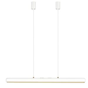 Umage B&iacute;lo-zlat&eacute; kovov&eacute; z&aacute;věsn&eacute; LED světlo Hazel Branch 100 cm