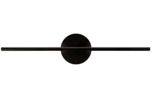 Umage Čern&eacute; kovov&eacute; n&aacute;stěnn&eacute; LED světlo Omni