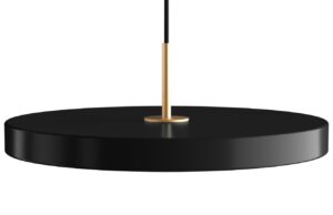 Umage Čern&eacute; kovov&eacute; stropn&iacute; LED světlo Asteria Plus II. 43 cm