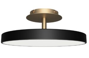 Umage Čern&eacute; kovov&eacute; stropn&iacute; LED světlo Asteria Up 60 cm