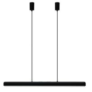 Umage Černo-stř&iacute;brn&eacute; kovov&eacute; z&aacute;věsn&eacute; LED světlo Hazel Branch 100 cm