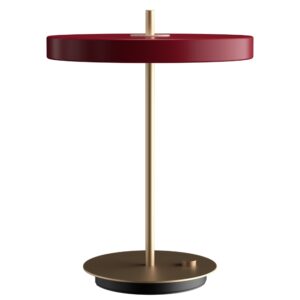 Umage Červeno-zlat&aacute; kovov&aacute; stoln&iacute; LED lampa Asteria