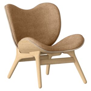 Umage Dubov&eacute; křeslo A Conversation Piece s hněd&yacute;m čalouněn&iacute;m