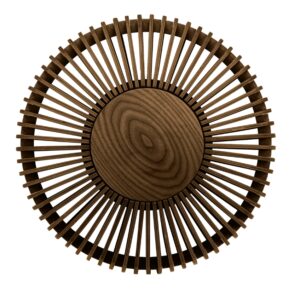 Umage Tmav&eacute; dubov&eacute; n&aacute;stěnn&eacute; světlo Clava Up 35 cm