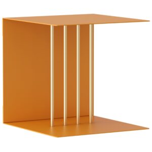 Umage Žlut&aacute; kovov&aacute; police Teaser 30 x 30 cm