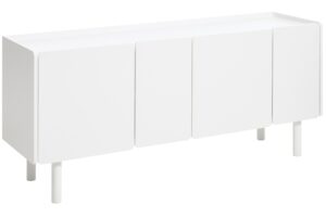 Unique Furniture B&iacute;l&aacute; lakovan&aacute; komoda Bera 160 cm