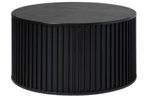 Unique Furniture Čern&yacute; dubov&yacute; konferenčn&iacute; stolek Siena 85 cm