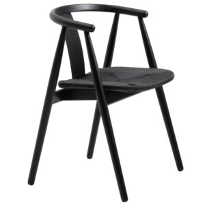 Unique Furniture Dubov&aacute; j&iacute;deln&iacute; židle Relate s v&yacute;pletem