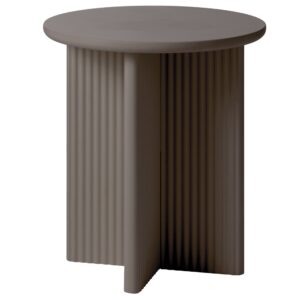 Unique Furniture Hněd&yacute; odkl&aacute;dac&iacute; stolek Palma 50 cm