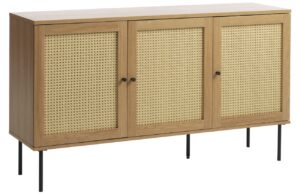 Unique Furniture Komoda Pensacola 140 x 40 cm s dubov&yacute;m dekorem