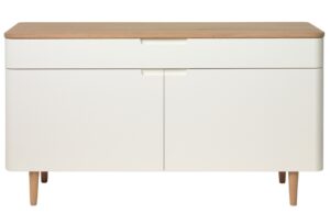 Unique Furniture Lakovan&aacute; komoda Amalfi 140 x 44 cm