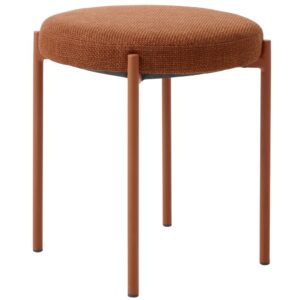 Unique Furniture Terakotově oranžov&aacute; čalouněn&aacute; stolička Pelican 48 cm