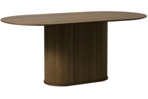 Unique Furniture Tmav&yacute; dubov&yacute; j&iacute;deln&iacute; stůl Nola 180 x 95 cm