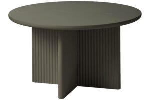 Unique Furniture Zeleno-&scaron;ed&yacute; konferenčn&iacute; stolek Palma 80 cm