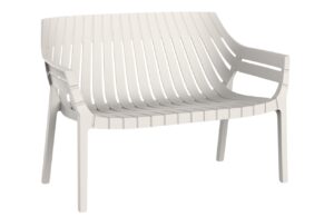 VONDOM B&eacute;žov&aacute; plastov&aacute; zahradn&iacute; lavice SPRITZ 119 cm