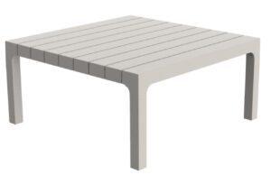 VONDOM B&eacute;žov&yacute; plastov&yacute; zahradn&iacute; stolek SPRITZ 59 x 59 cm