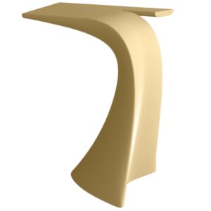 VONDOM Matně b&eacute;žov&yacute; plastov&yacute; barov&yacute; stůl WING 76 x 50 cm