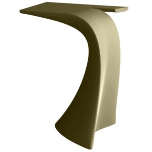VONDOM Matně khaki zelen&yacute; plastov&yacute; barov&yacute; stůl WING 76 x 50 cm