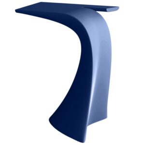 VONDOM Matně modr&yacute; plastov&yacute; barov&yacute; stůl WING 76 x 50 cm