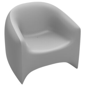 VONDOM Matně &scaron;ed&eacute; plastov&eacute; zahradn&iacute; lounge křeslo BLOW