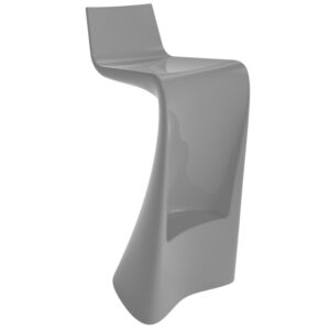 VONDOM &Scaron;ed&aacute; plastov&aacute; barov&aacute; židle WING 72 cm