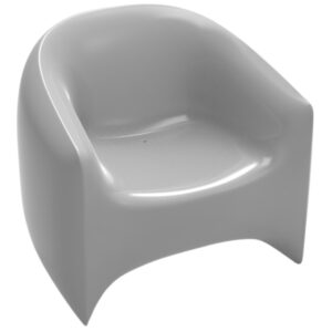 VONDOM &Scaron;ed&eacute; plastov&eacute; zahradn&iacute; lounge křeslo BLOW