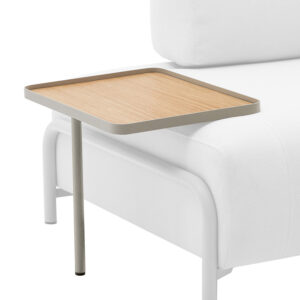 Velk&yacute; dubov&yacute; odkl&aacute;dac&iacute; stolek Kave Home Compo 54 x 40 cm