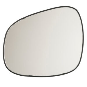 Villa Collection Čern&eacute; kovov&eacute; z&aacute;věsn&eacute; zrcadlo Venja 33 x 40 cm