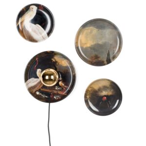 Vzorovan&eacute; n&aacute;stěnn&eacute; světlo Bold Monkey No Food Here Birds