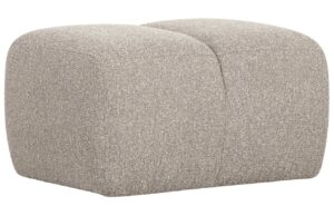 WOOOD B&eacute;žov&aacute; boucl&eacute; podnožka Zuno 80 x 60 cm