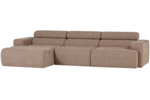 WOOOD B&eacute;žov&aacute; boucl&eacute; rohov&aacute; pohovka Novi 300 cm