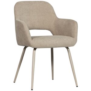 WOOOD B&eacute;žov&aacute; čalouněn&aacute; j&iacute;deln&iacute; židle Ginny