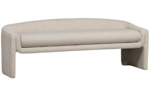 WOOOD B&eacute;žov&aacute; čalouněn&aacute; lavice Ozo 160 cm