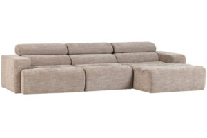 WOOOD B&eacute;žov&aacute; rohov&aacute; pohovka Novi 300 cm