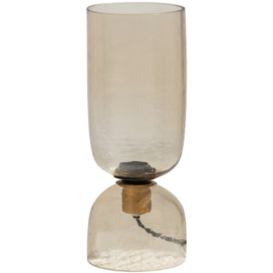 WOOOD B&eacute;žov&aacute; skleněn&aacute; stoln&iacute; lampa Gigi