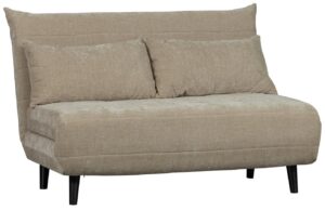 WOOOD B&eacute;žov&aacute; žinylkov&aacute; dvoum&iacute;stn&aacute; rozkl&aacute;dac&iacute; pohovka Xem 122 cm