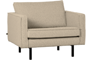 WOOOD B&eacute;žov&eacute; boucl&eacute; křeslo Raden