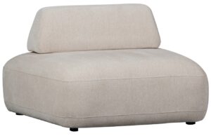 WOOOD B&eacute;žov&eacute; čalouněn&eacute; křeslo Terk s modul&aacute;rn&iacute; opěrkou