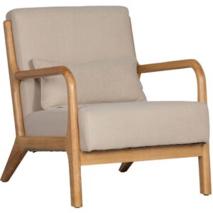 WOOOD B&eacute;žov&eacute; l&aacute;tkov&eacute; křeslo Esence