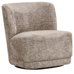 WOOOD B&eacute;žov&eacute; sametov&eacute; otočn&eacute; křeslo Shepper