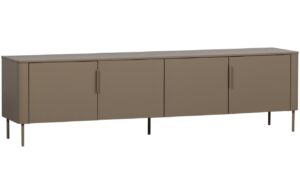WOOOD B&eacute;žovohněd&yacute; dřevěn&yacute; TV stolek Gunnar 200 x 44 cm