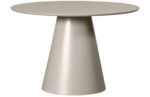 WOOOD B&eacute;žovo&scaron;ed&yacute; lakovan&yacute; kulat&yacute; j&iacute;deln&iacute; stůl Orre 120 cm