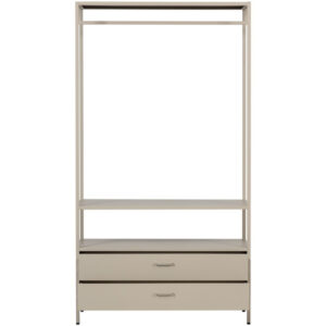 WOOOD B&eacute;žov&yacute; kovov&yacute; stojac&iacute; vě&scaron;&aacute;k Ferris 185 x 100 cm